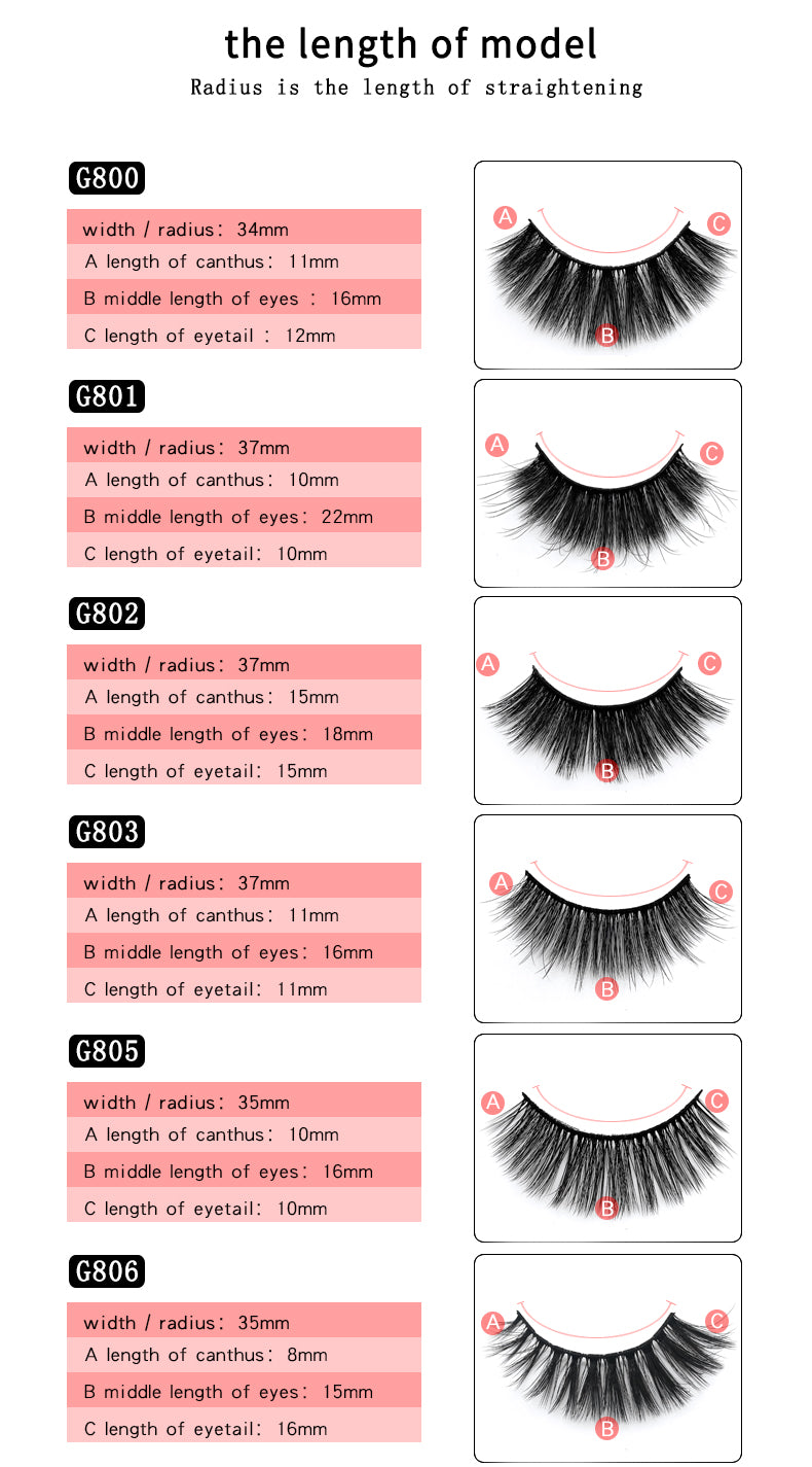 New Products And Waterproof Eyelashes 5 Pair Cheap False Eyelash Makeup