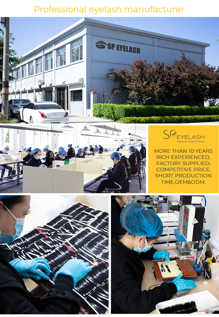 Custom Private Label Natural Silk False Eyelashes Handmade Hair Thine False Eyelashes Artificial Eyelashes