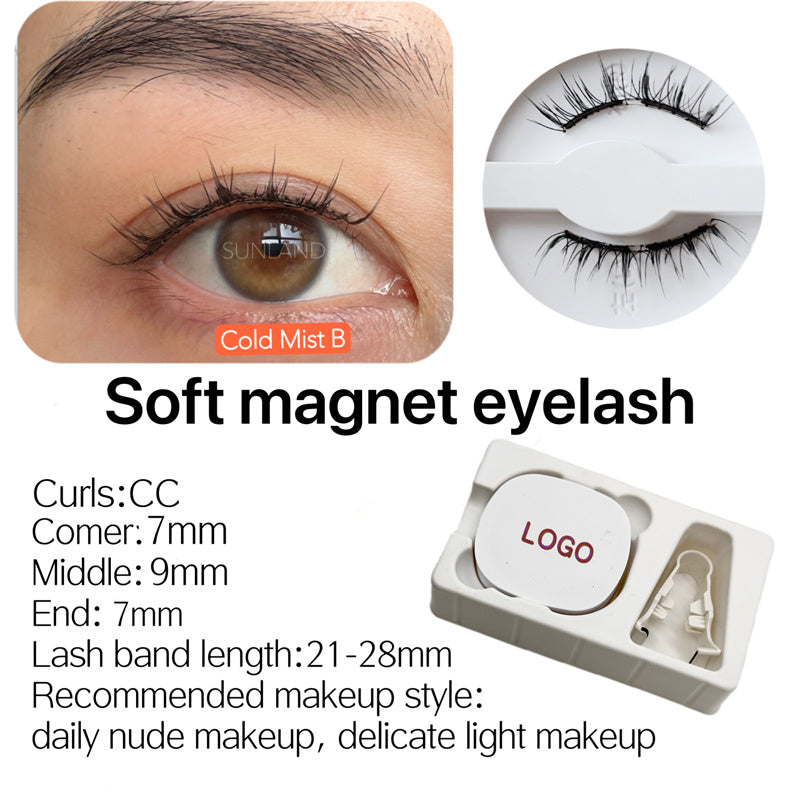 New Magnetic Eyelash Soft Magnetic Eyelash Price Good Natural Appearance Soft Lightweight Magnet Eyelash Curler Eyelash