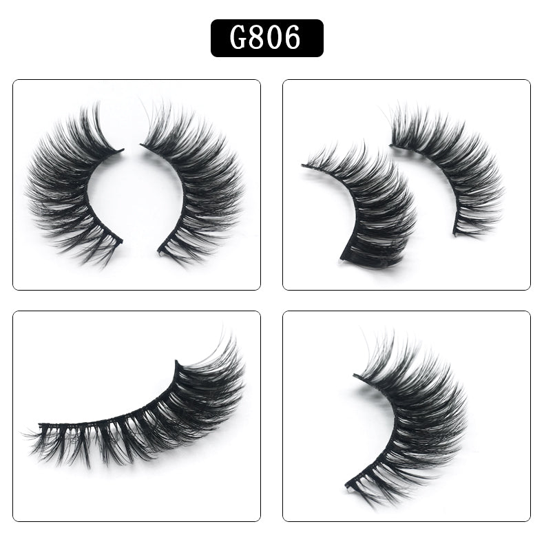 New Products And Waterproof Eyelashes 5 Pair Cheap False Eyelash Makeup