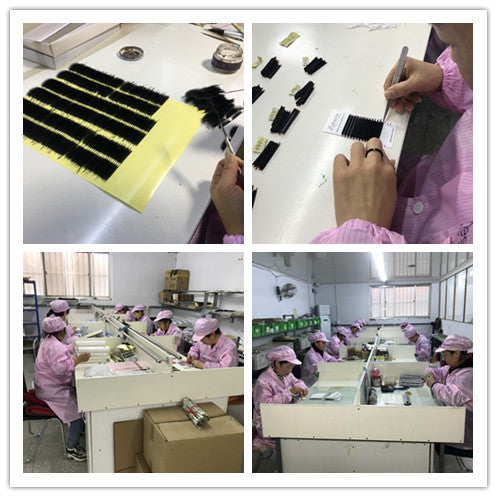 Custom Private Label Fake Natural Artificial Mink Eyelashes Soft Silk Eyelashes