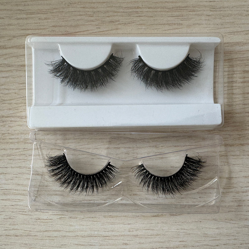 Best Selling Full Eyelashes 15mm Imitation Mink Eyelashes False Eyelashes Artificial Plant Fiber Russian Full Eyelashes