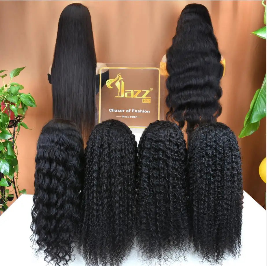 Supplier 100% Virgin Brazilian Hair Natural Curl Color Cuticle Aligned Hair Bundle HD 360 Lace Closed Suit