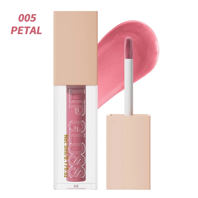 Manufacturer Luxury Cosmetic Gloss Transparent Lip Glaze Wholesale Bulk Glitter Lip Gloss