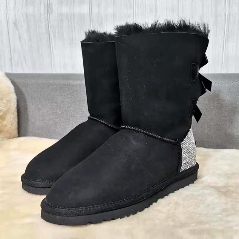 Hot Sale Boots Women Winter Snow Boots Women Bowling Winter Knee High Fur Shoes