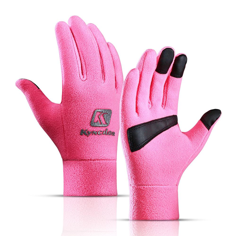 Factory Winter Direct Wool Warm Gloves Outdoor Riding Sports Gloves Can Touch Screen Gloves