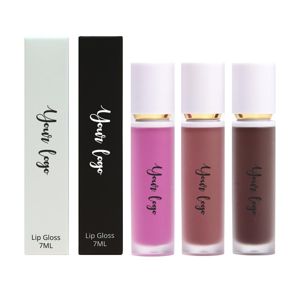 Private Label Lip Gloss Supplier Gloss Transparent Shiny Lasting Lip Gloss Suit