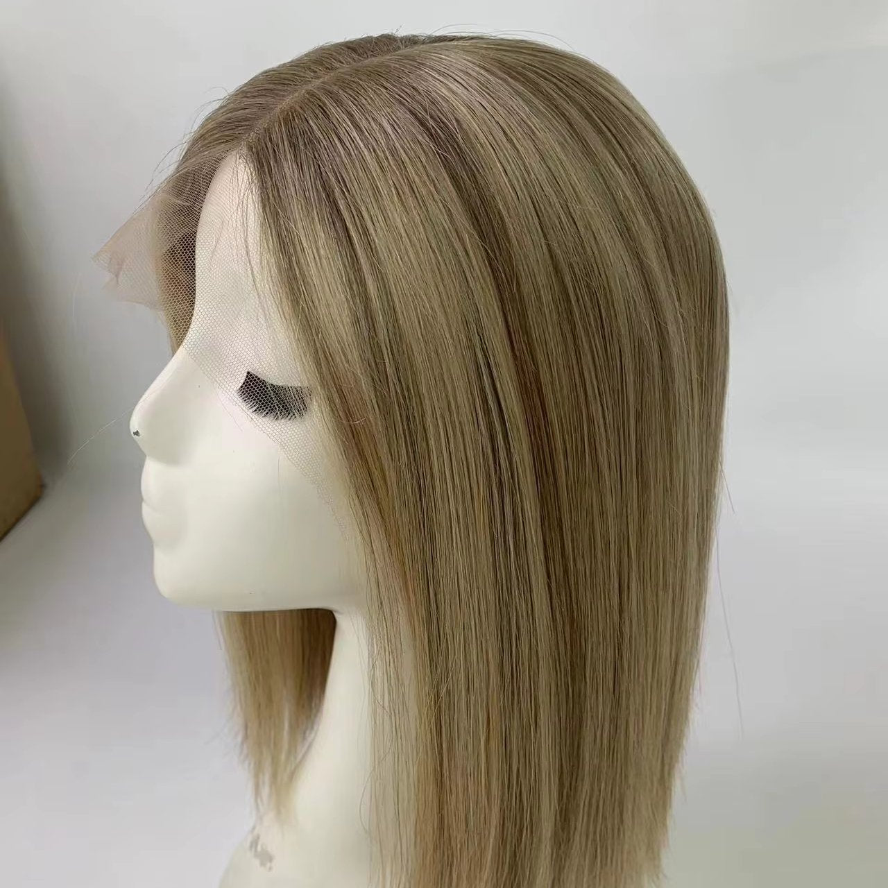 Longhu Natural Wig Front Human Hair Glue-free Wig Russian Hair Jewish Wig