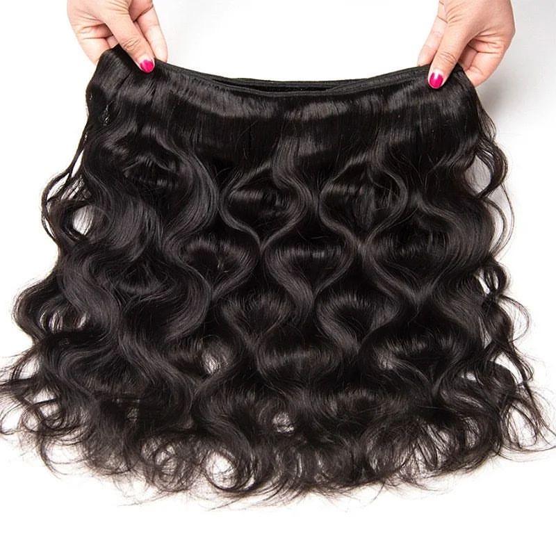 Brazilian Human Hair Bundle And Closed Suit Belt T Part Lace Closed Suit Human Hair Extension