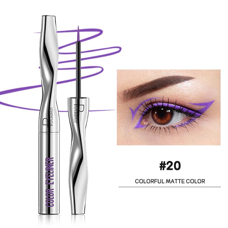 Wholesale Matte Eyeliner Lasting Waterproof Vegetarian Color Eyeliner Pencil Quick Dry Liquid Eyeliner Private Label