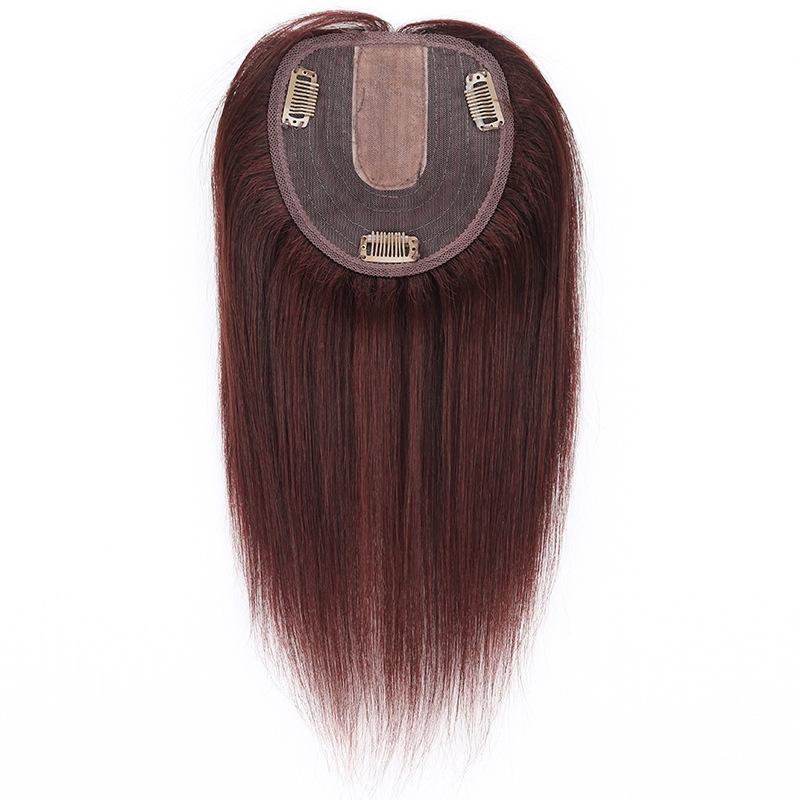 Wig U-shaped Gradient Half-head Long Straight Hair Suit Women's Middle Long Curly Hair