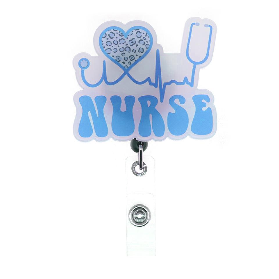 ABO Custom Wholesale Nurse RN Badge Scroll Scrub Life CNA Badge Scroll Nurse Accessories Badge Rack
