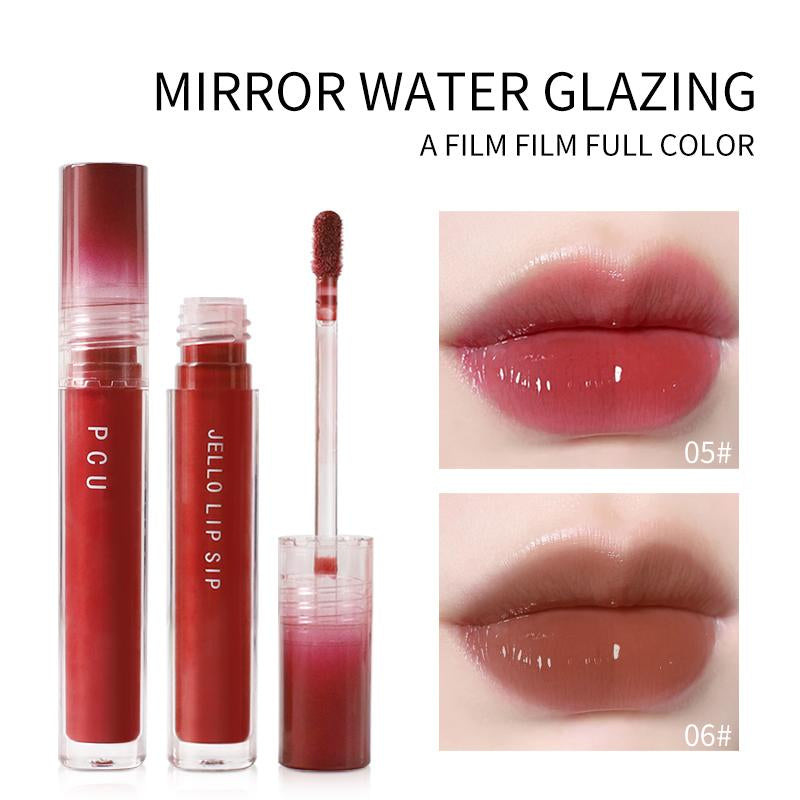 Wholesale Plump Jelly Lip Gloss Moisturizing Non-fading Water Gloss Mirror Lip Glaze Gloss Lip Gloss