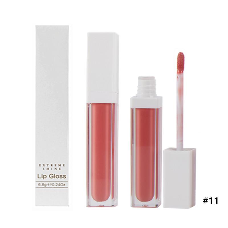 New Makeup Lip Gloss Cosmetics Liquid Vegetarian Organic Gloss Plump Fruit Nude Transparent Custom Private Label Lip Gloss