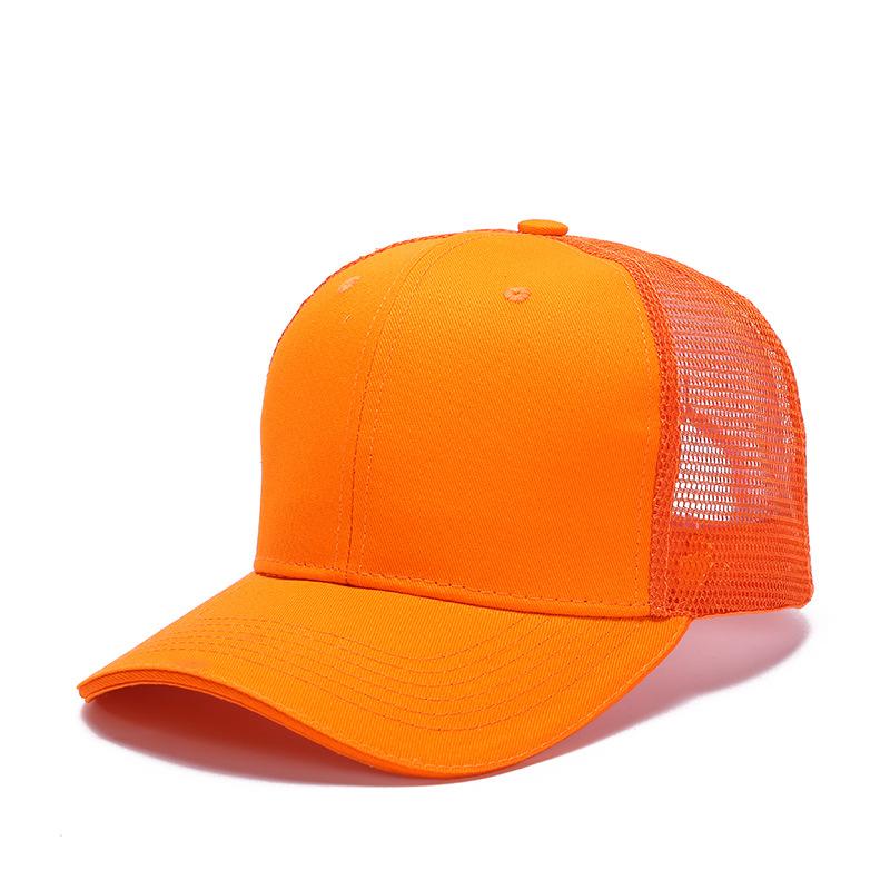 Wholesale Custom Logo Adjustable Size Cotton Snapshot Mesh Hat Men And Women Outdoor Sports Running Mesh Baseball Cap