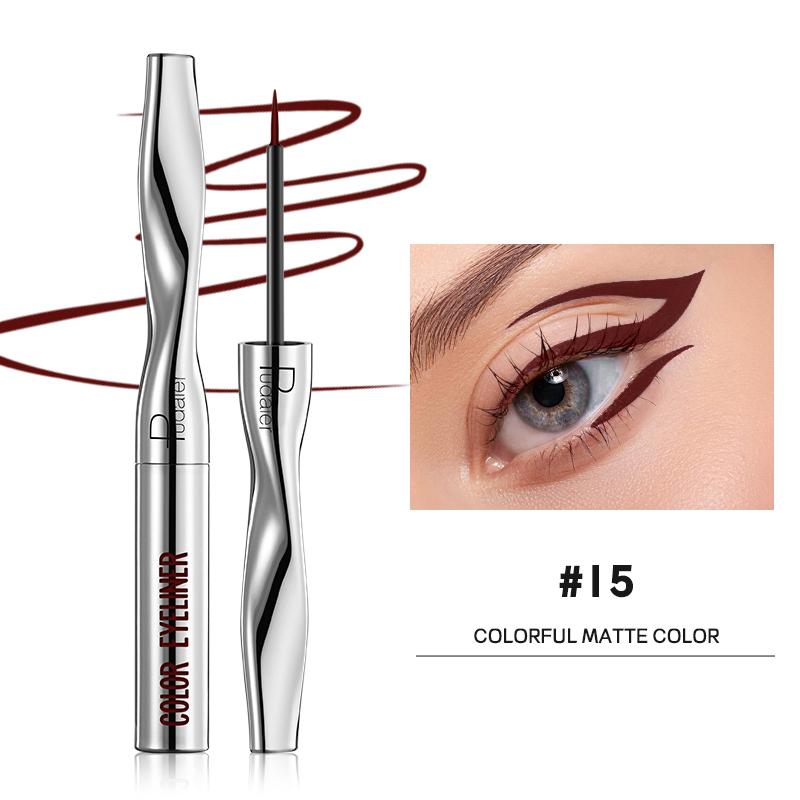 Wholesale Matte Eyeliner Lasting Waterproof Vegetarian Color Eyeliner Pencil Quick Dry Liquid Eyeliner Private Label