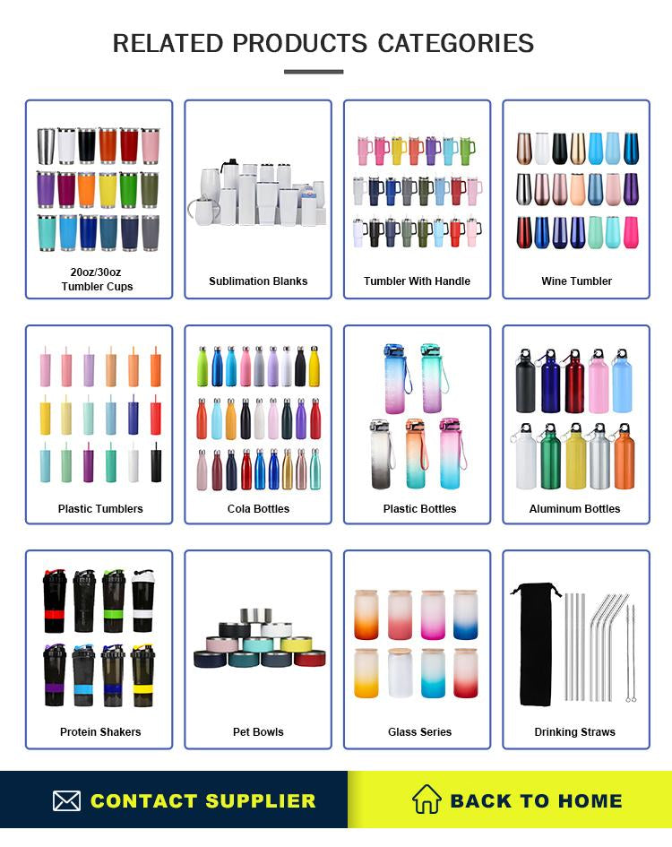 Custom 20 Oz Tumbler Cup With Powder Coated Color Double Wall Stainless Steel 20 Oz Coffee Tumbler With Lid And Straw