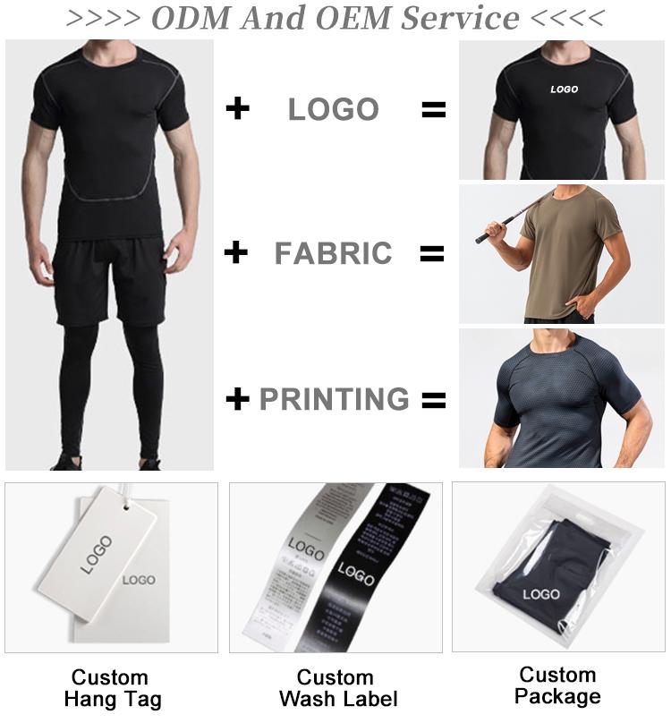 Wholesale Crew Neck Breathable Sports T-shirt Quick Dry Custom T-shirt Gym Men's T-shirt