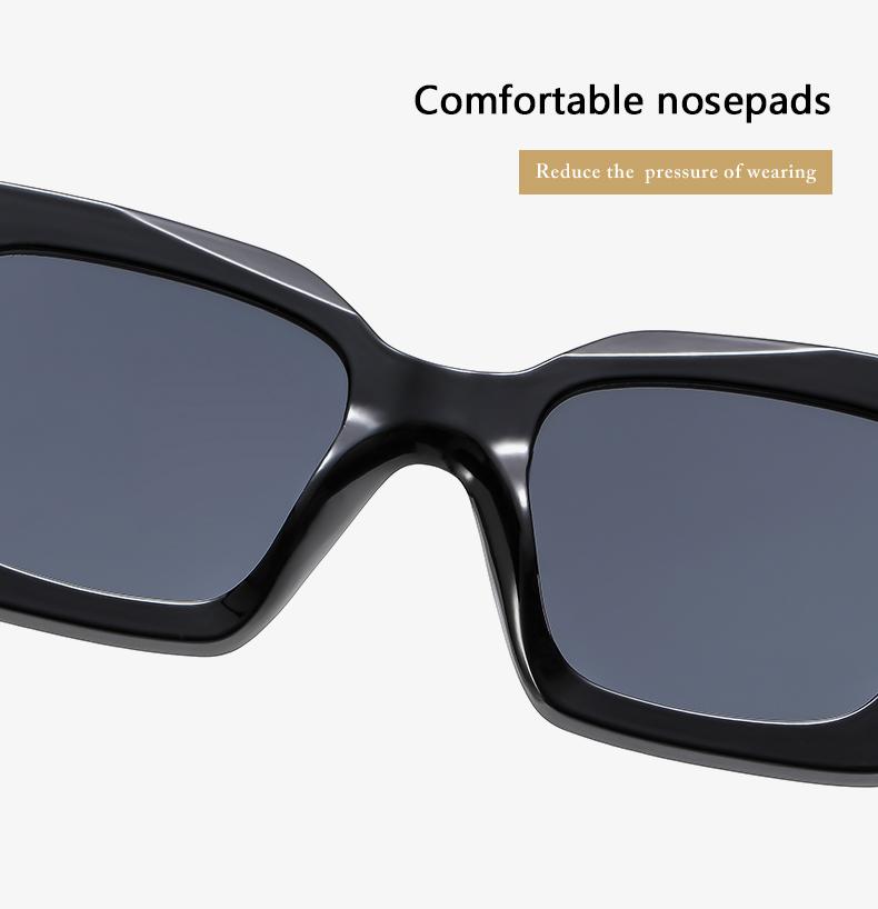 New Listing Retro Women Sunglasses Retro Style Brand Design Box Metal Decorative Sunglasses UV400