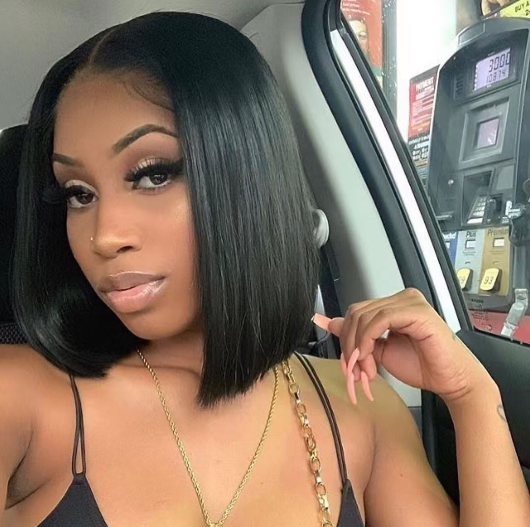 No Glue Straight Wave Wave Real Brazil Hair Set 13*4 Lace Front Kink Texture Light Brown High Definition Lace Remy Hair Grade Raw Material