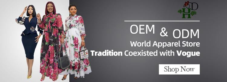 Women's African Clothing Summer Casual Wear With Belt 2-piece Set H & D Plus Size Full Standing Satin