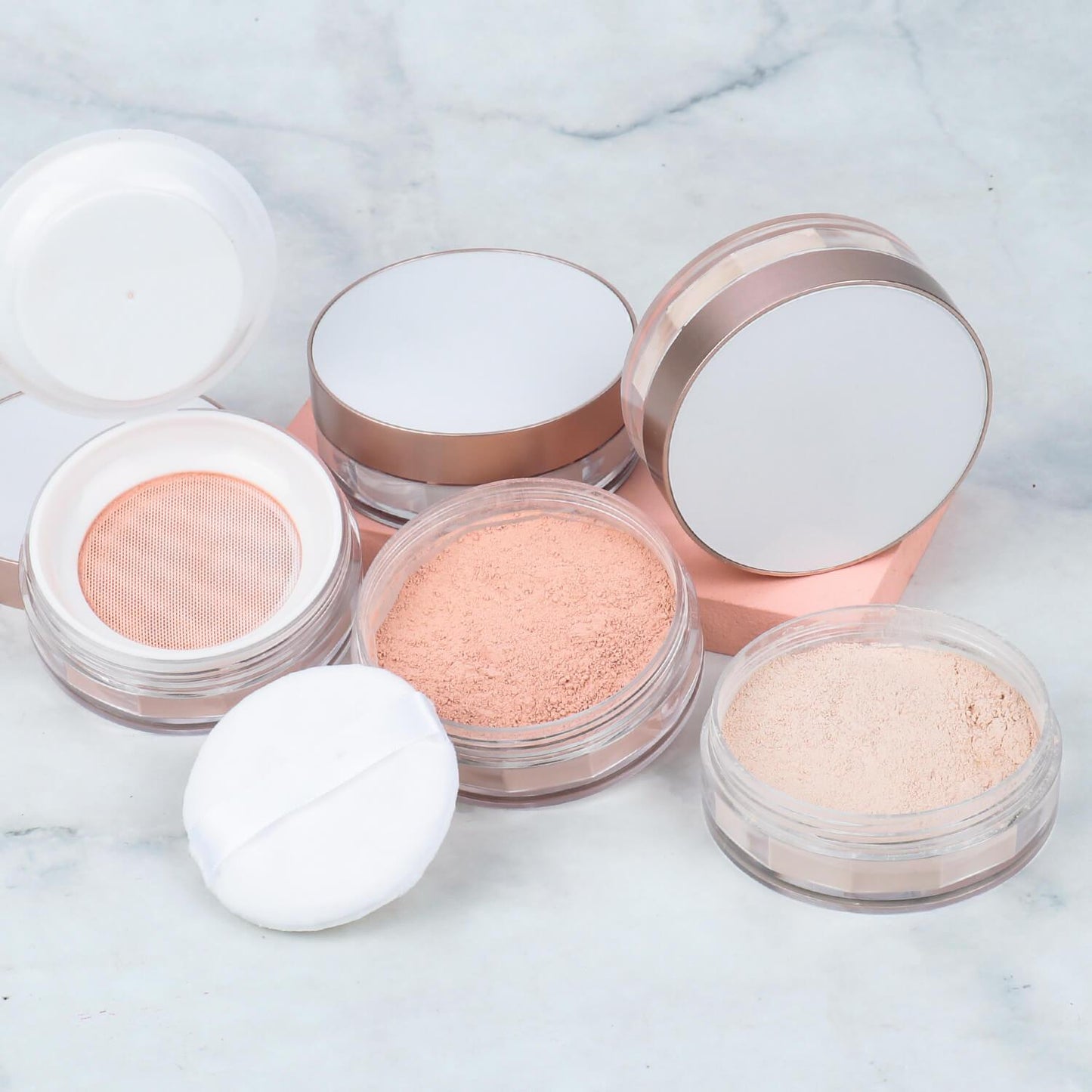 Private Label Face Makeup Waterproof Powder Translucent Powder Oil Control Vegetarian Setting Powder