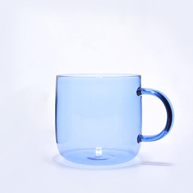 GDGLASS Custom Wine Set Jade Tea Cup Borosilicate Coffee Cup With Handle Glass