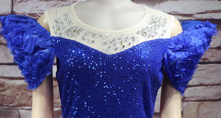 New Rhinestone Sequins African Costume Church Women Women's Dress Embroidery African Design Dress Mesh Women's Dress Women's Dress