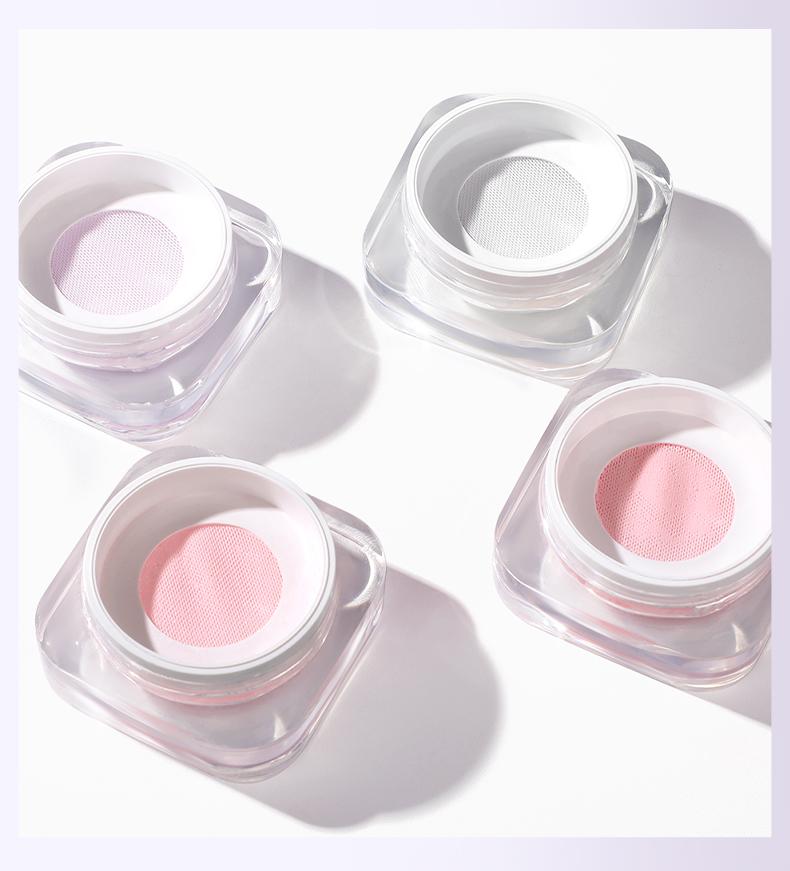 Private Label Vegetarian Oil Control Cosmetic Powder Matte Gloss Pink Waterproof White Translucent Cosmetic Loose Shaping Powder