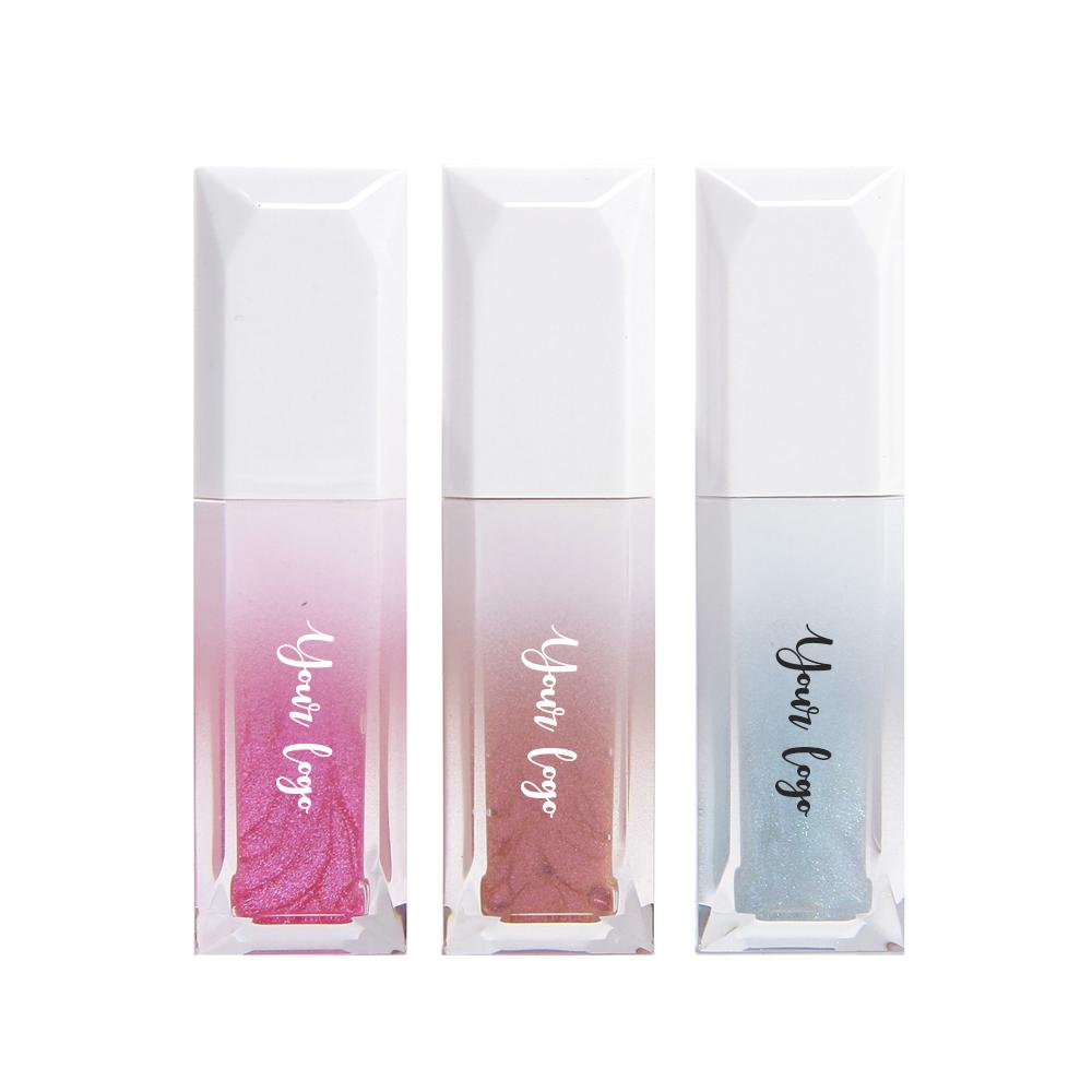 Private Label Lip Gloss Supplier Gloss Transparent Shiny Lasting Lip Gloss Suit