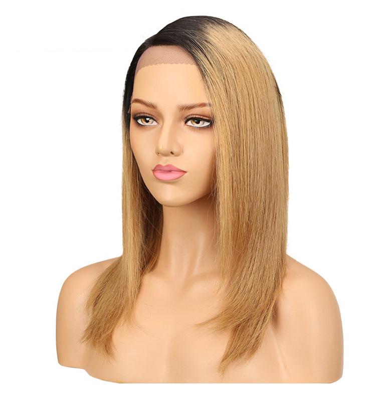 Human Hair Gradient Human Hair Long Straight Hair Women Full Head Suit Recommend
