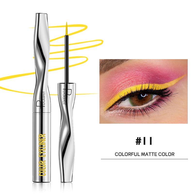 Wholesale Matte Eyeliner Lasting Waterproof Vegetarian Color Eyeliner Pencil Quick Dry Liquid Eyeliner Private Label