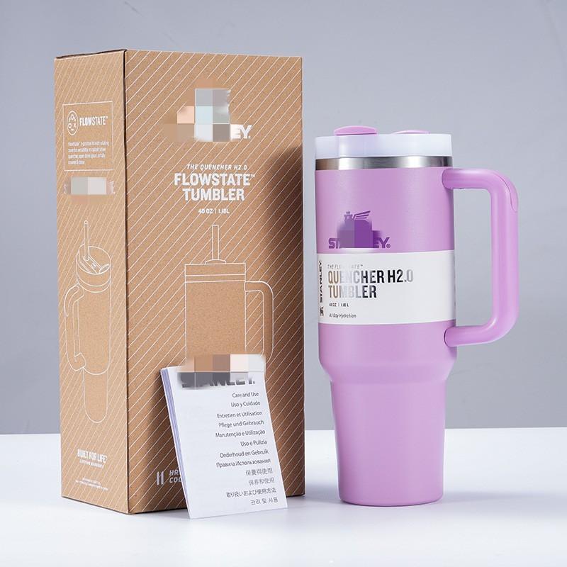 2024 Manufacturer Is Ready To Ship 40 Oz Adventure Insulated Stainless Steel Tumbler With Handle And Lid Reusable Beer Mug