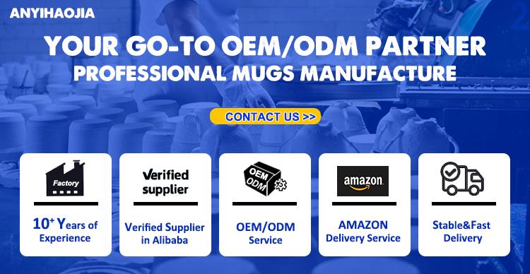 Custom 15 Oz Matte Ceramic Coffee Cup Wholesale Large Porcelain Drink Personalized Christmas Cup With Logo Printed Tea Cup