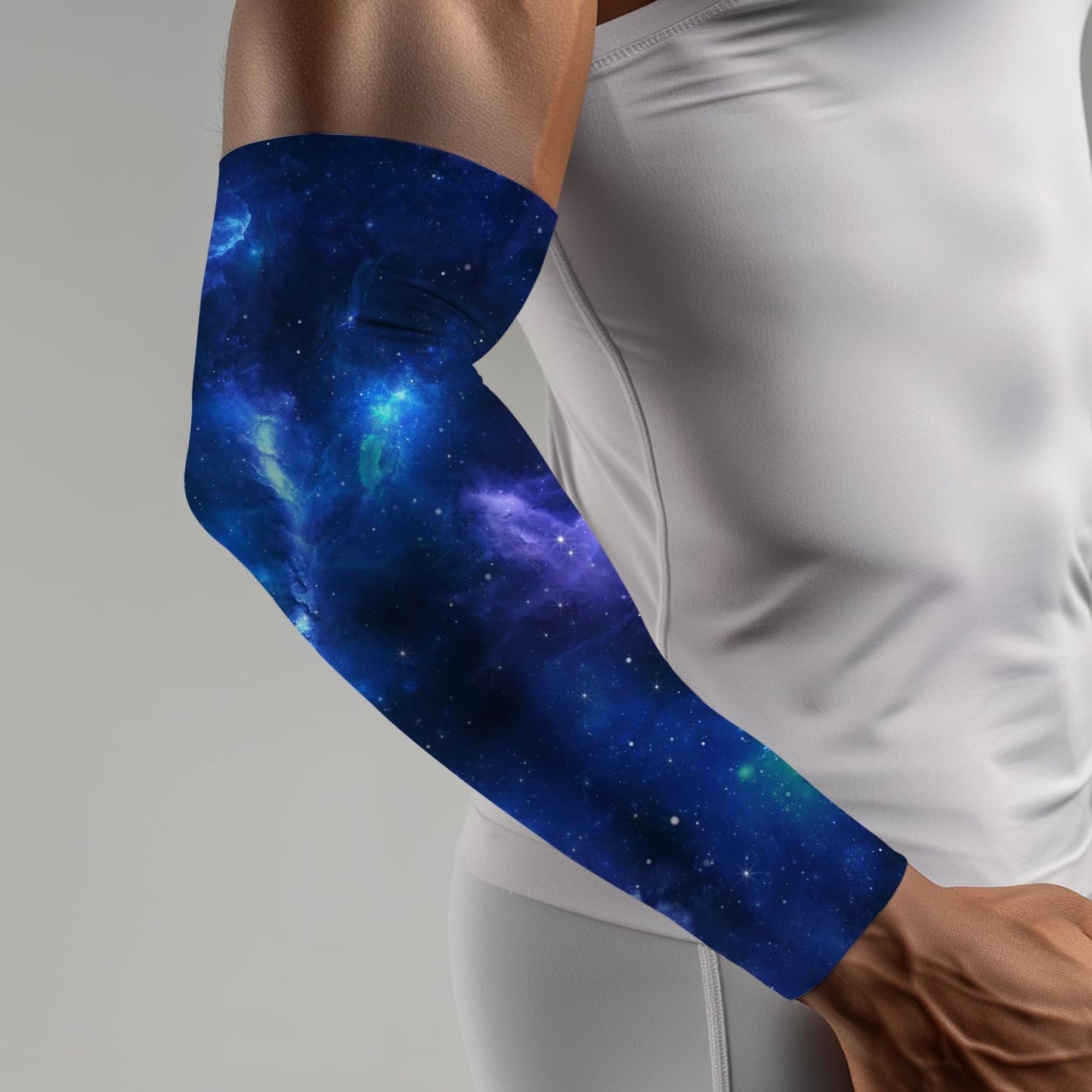 Customized Arm Cover Protection Sports Arm Cover UV Protection Personalized Logo Text Baseball Arm Cover Polyester And Spandex