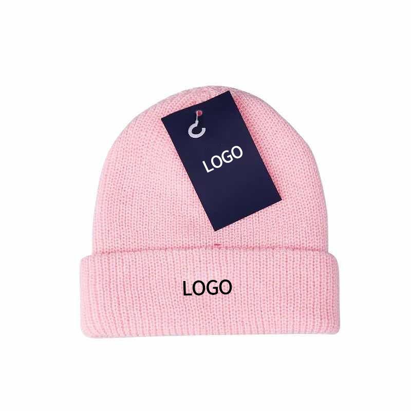 Fashion Autumn Hat Knitted Warm Scarf Men's Women's Wool Skateboard Unisex Hat Winter Knitted Hat Fleece Hat