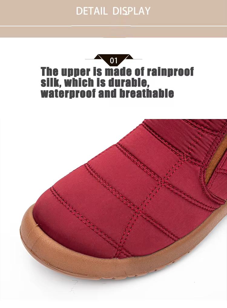 New Cheap Winter High-top Warm Plush Unisex Snow Boots Waterproof Large Size Comfortable Lightweight Women's Snow Boots