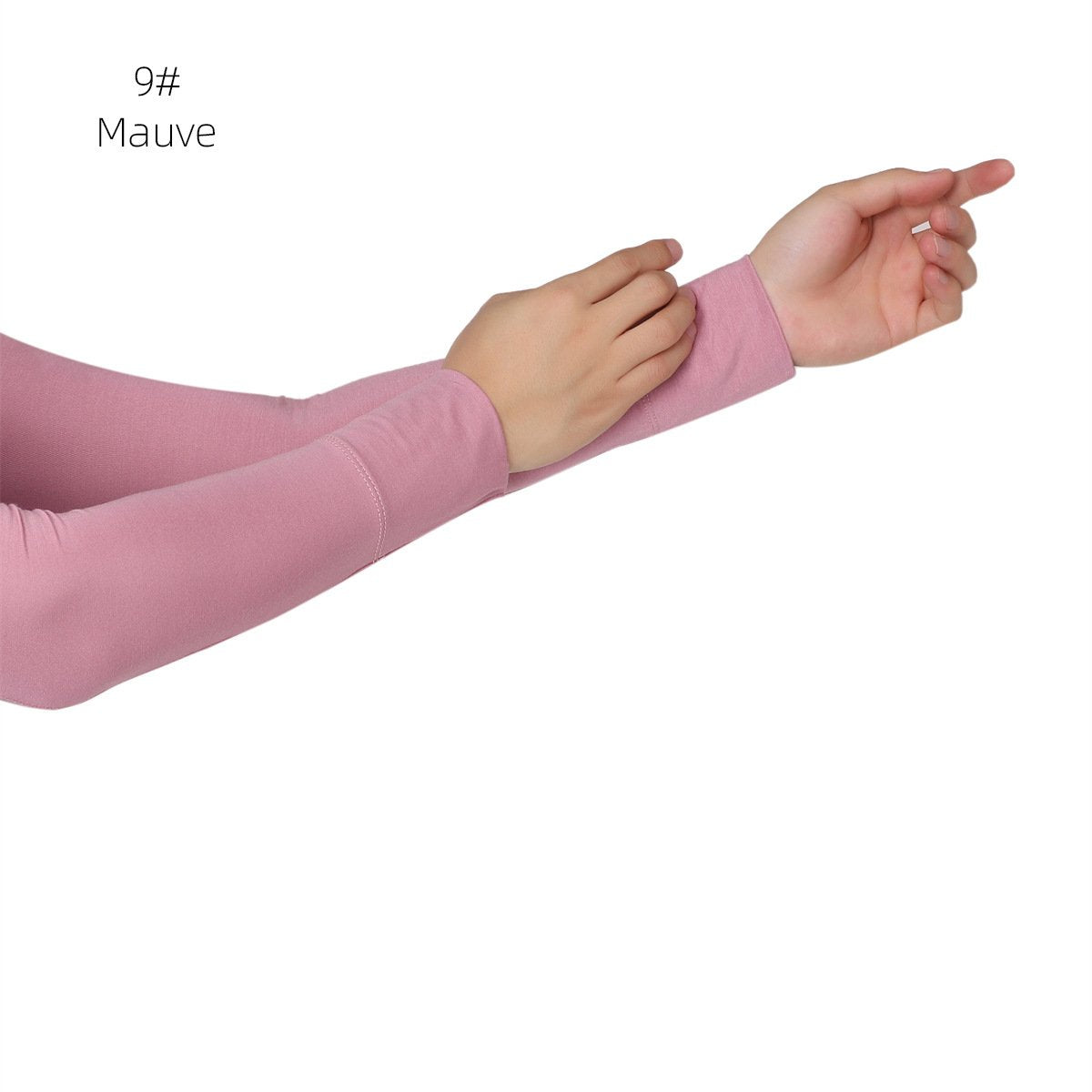 2024 Newest Wholesale Modal Cotton Anti-Glare Sleeve Women Outdoor Sports Elastic Elastic Cool Long Arm Sleeve