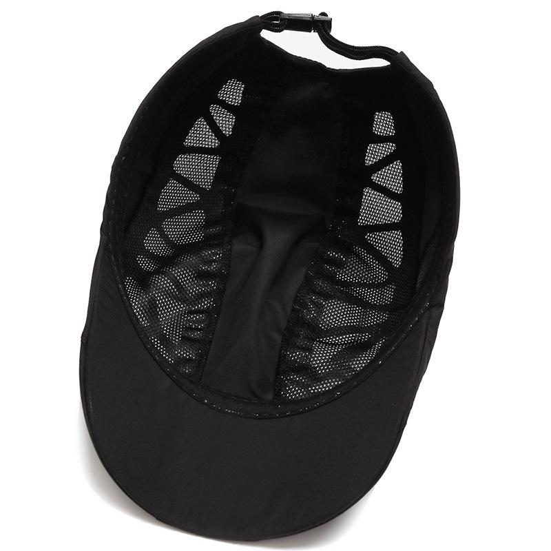 New Breathable Mesh Newsboy Cap Printed Logo Custom Men's Casquette Homme Cap Newsboy Cap Men's Baseball Cap