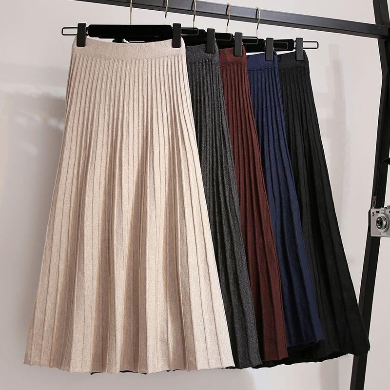 Wholesale Fashion Beautiful High Waist Knitted Sweater Dress Women