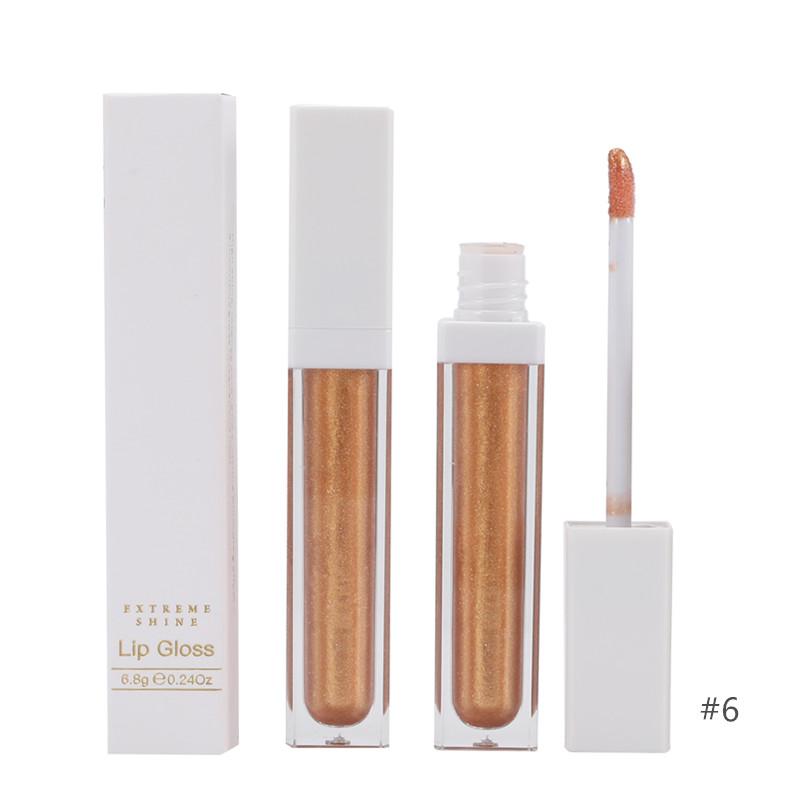 New Makeup Lip Gloss Cosmetics Liquid Vegetarian Organic Gloss Plump Fruit Nude Transparent Custom Private Label Lip Gloss