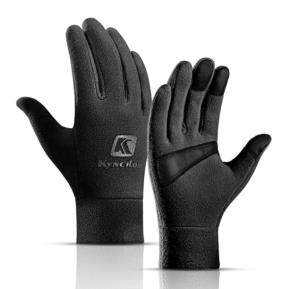 Factory Winter Direct Wool Warm Gloves Outdoor Riding Sports Gloves Can Touch Screen Gloves