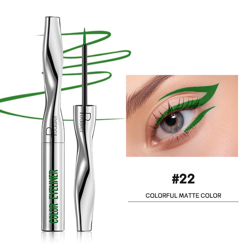 Wholesale Matte Eyeliner Lasting Waterproof Vegetarian Color Eyeliner Pencil Quick Dry Liquid Eyeliner Private Label