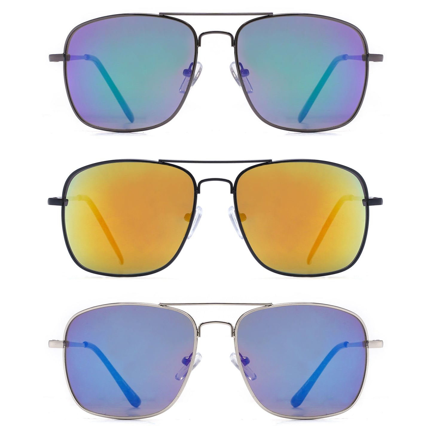 Fashion Classical Designer Women Sunglasses Driving Fishing Aviation Metal Pilot Custom Promotional Sunglasses Men