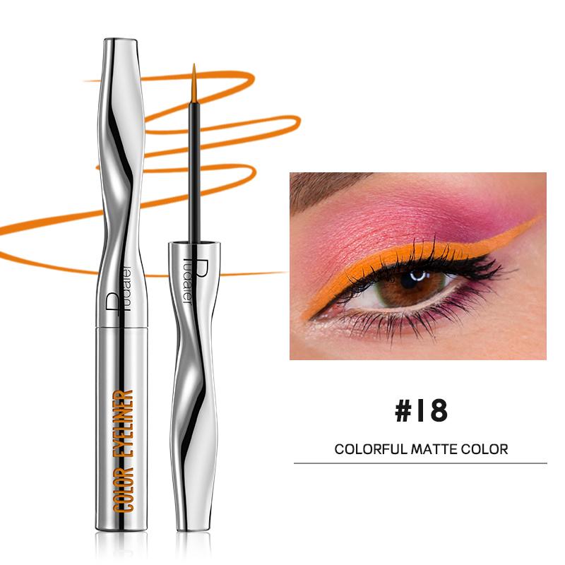 Wholesale Matte Eyeliner Lasting Waterproof Vegetarian Color Eyeliner Pencil Quick Dry Liquid Eyeliner Private Label