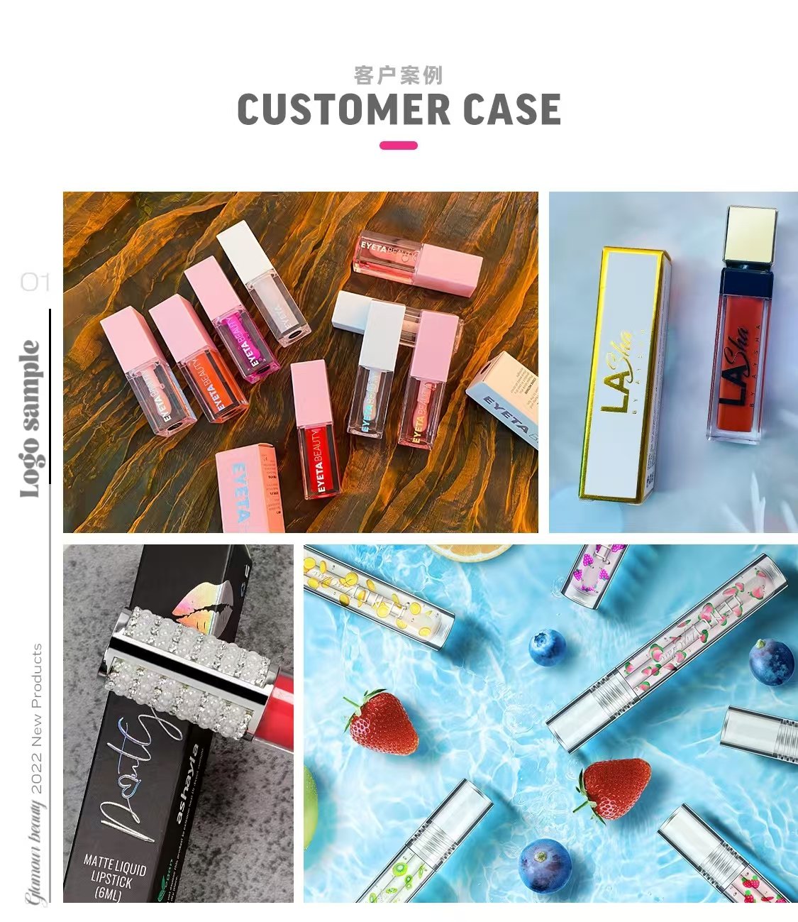 Organic Vegetarian Waterproof Matte Gloss Liquid Lipstick Tube Lip Gloss Lip Supplier Mini Lip Gloss Dropshipping
