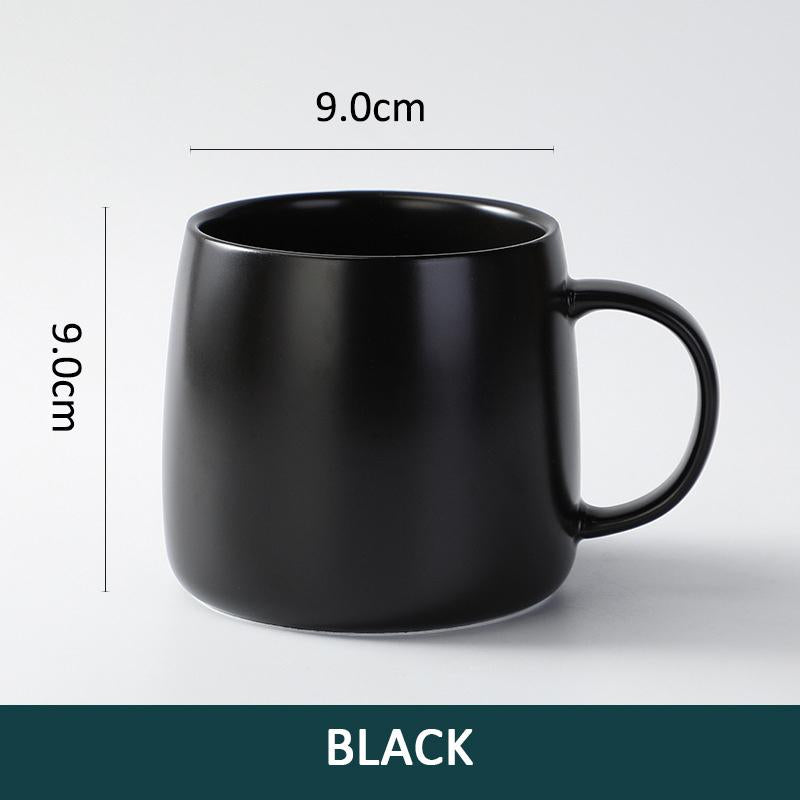 Custom 15 Oz Matte Ceramic Coffee Cup Wholesale Large Porcelain Drink Personalized Christmas Cup With Logo Printed Tea Cup