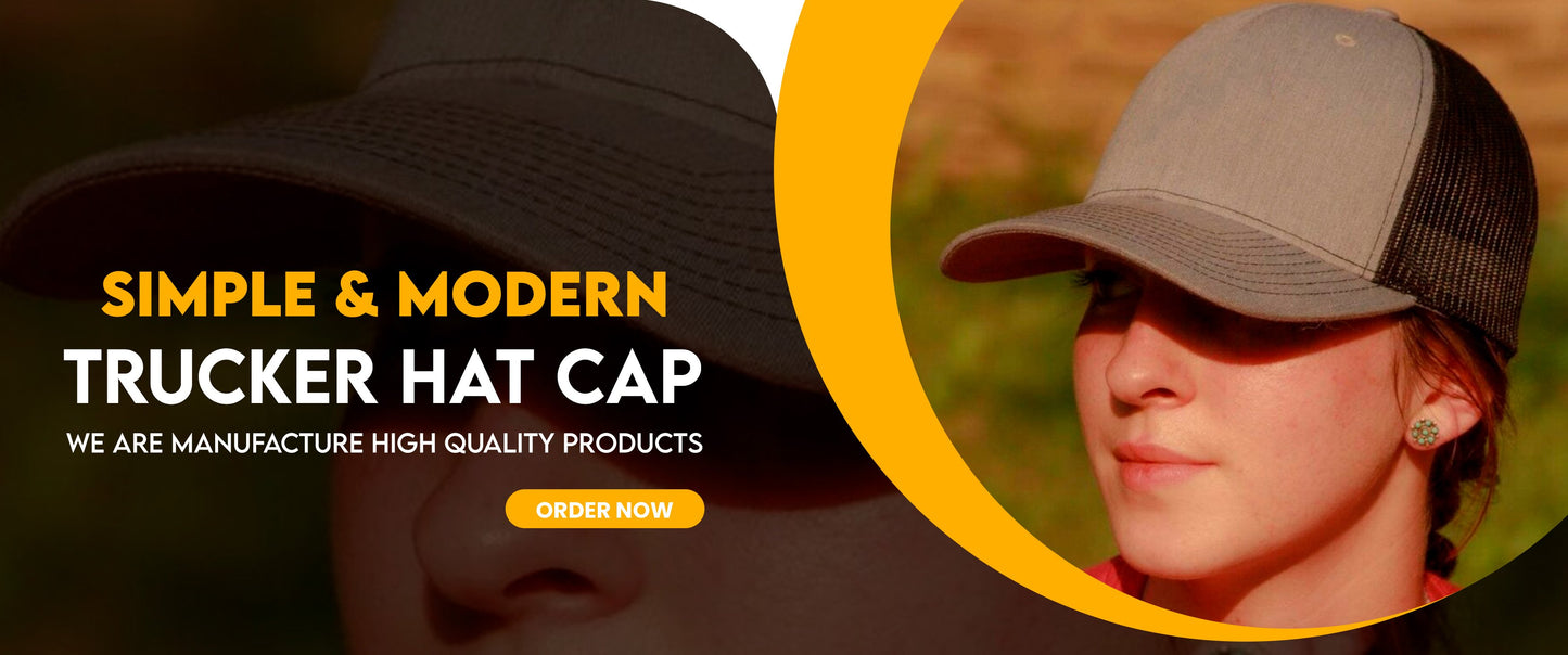 Custom Logo Embroidery Trucker Cap Solid Color Baseball Cap 5 Panel Cap Wholesale Low Price