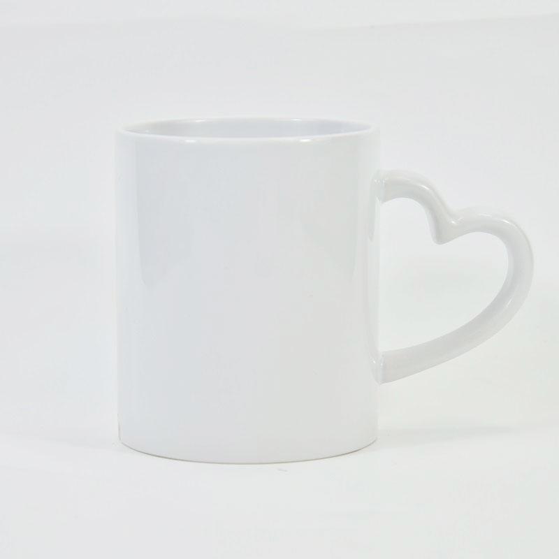 Wholesale USA Warehouse 11 Oz Sublimation Blank Ceramic Cup With Logo Custom Water Cup With Handle