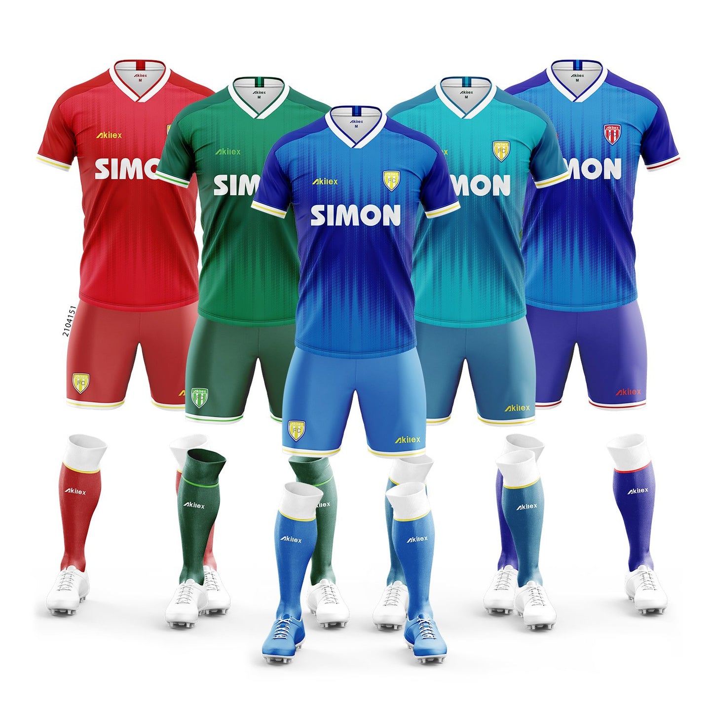 Factory Direct Full Set Of Football Uniform Sublimation Printing Football Uniform Football Shirt Mail Order Football